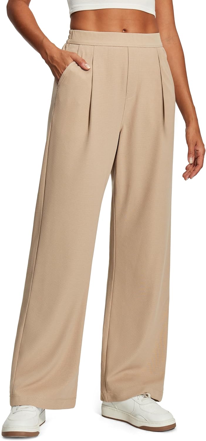 IUGA Wide Leg Pants for Women - High Waisted Business Casual