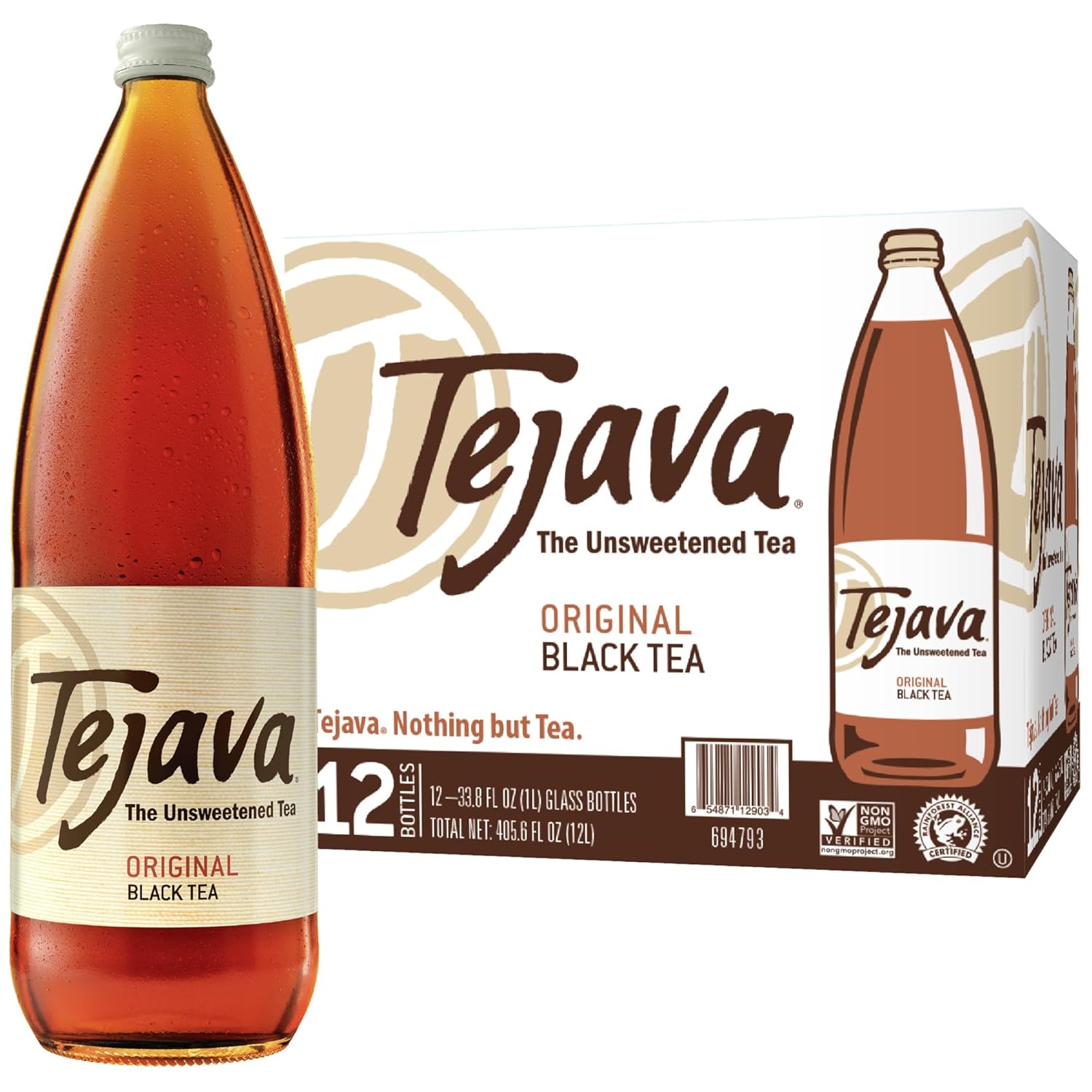 Tejava Original Unsweetened Black Iced Tea - Pure Refreshment