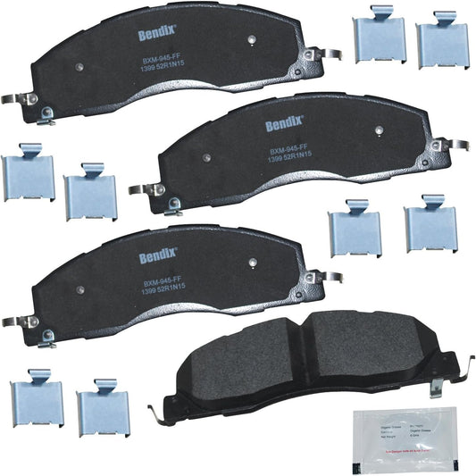 Bendix Priority1 CFM1399 Semi-Metallic Brake Pads for Dodge