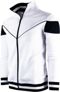 Mens Urban Track Jacket - Slim Fit Side Taping Sportswear