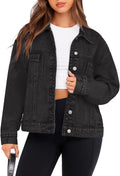 Oversized Womens Denim Jacket - Vintage 90s Fit, Faded Wash
