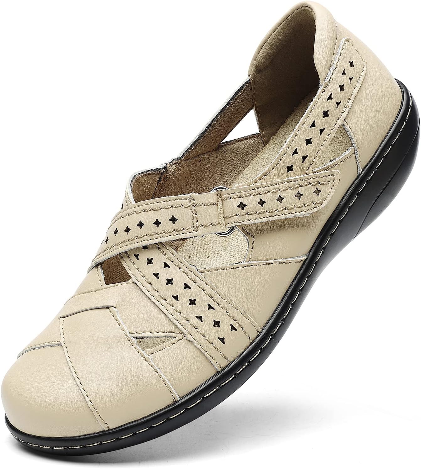 TERRIKAT Women's Casual Loafers Slip On Comfort Walking Flats