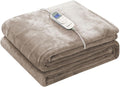 Electric Blanket 62x84 Flannel Heated Twin Size - Fast Heating Comfort