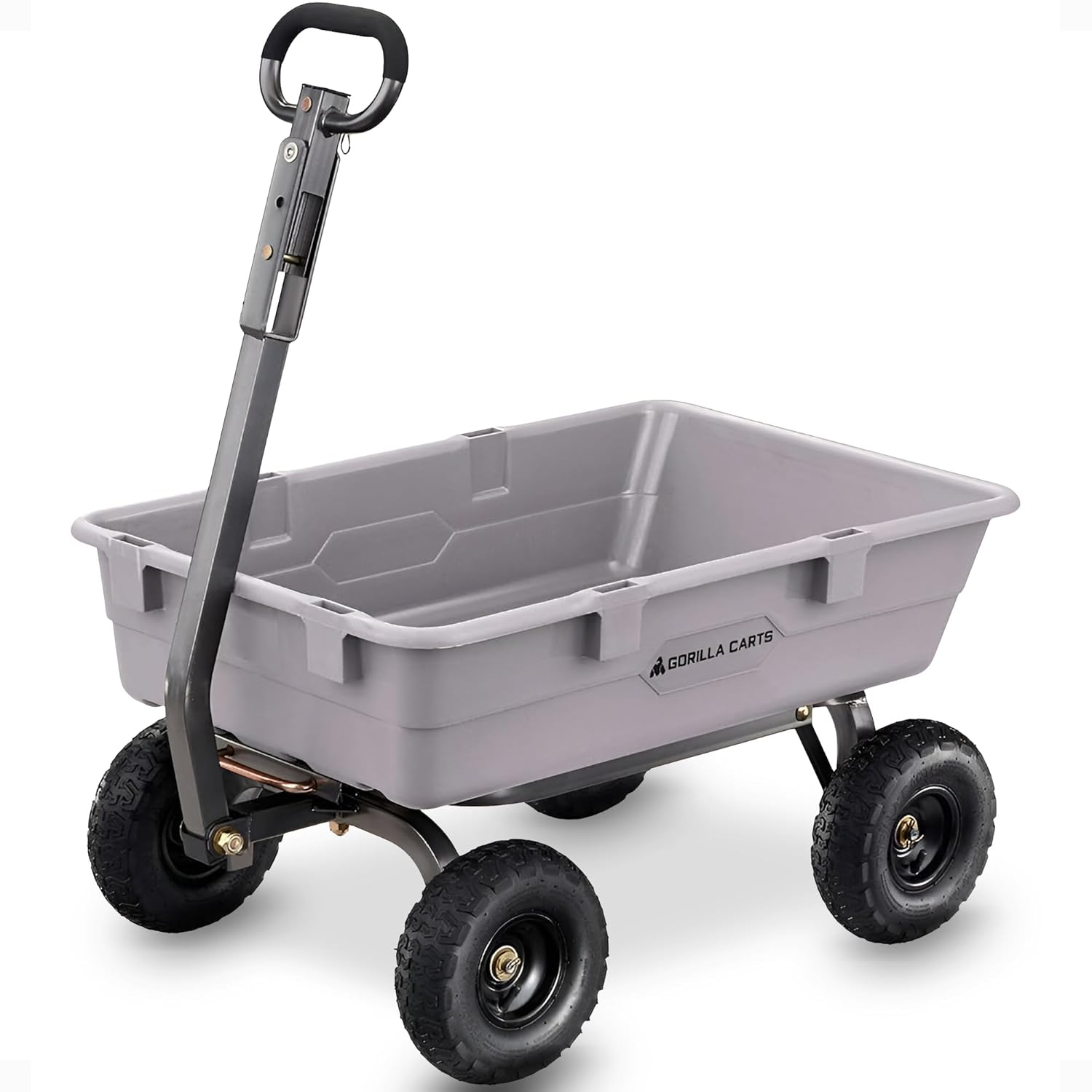 Gorilla Carts Heavy-Duty Poly Dump Cart for Yard Work