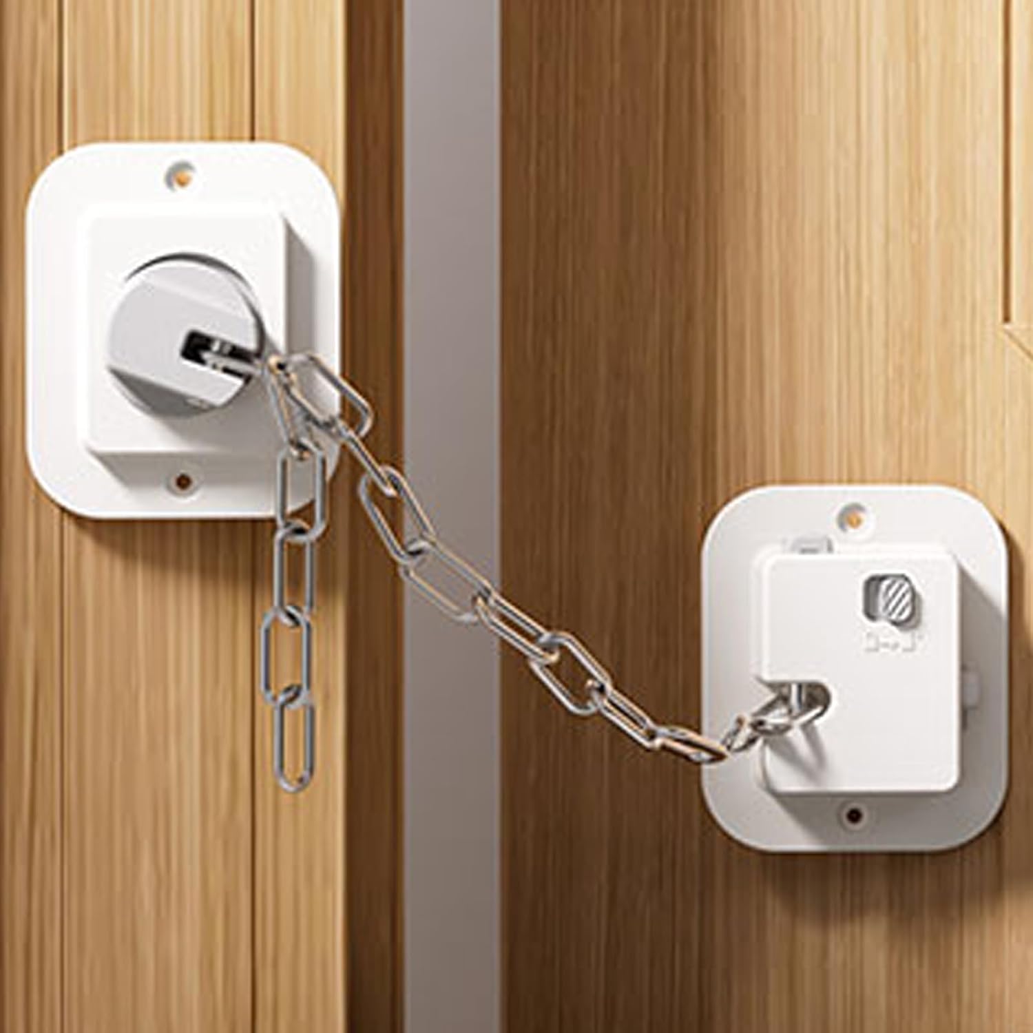 Child Proof Door Lock with Adjustable Strap for Safety