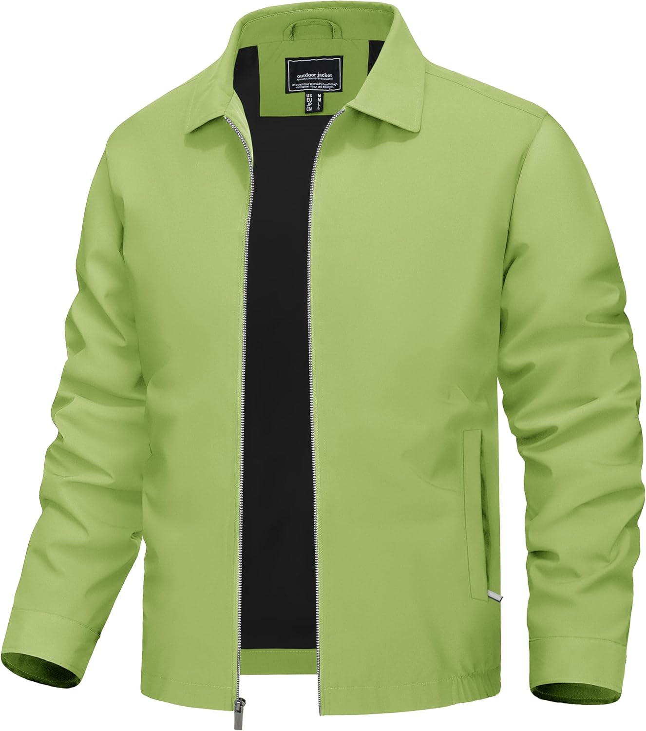 TACVASEN Mens Lightweight Windbreaker Full Zip Jacket for All