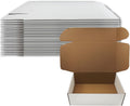 13 x 9 x 4 in Shipping Boxes Set of 20 - White Corrugated Mailers