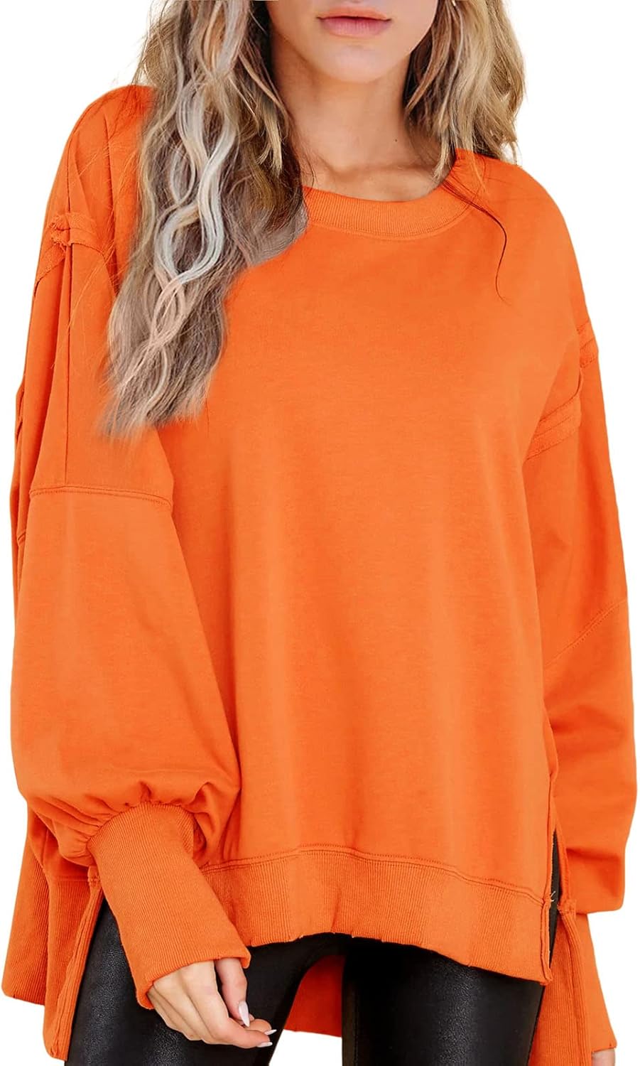 BWQ Womens Oversized Sweatshirt for Casual Style and Comfort