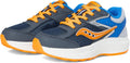 Saucony Unisex-Child Cohesion Kdz Sneaker - Lightweight Grip