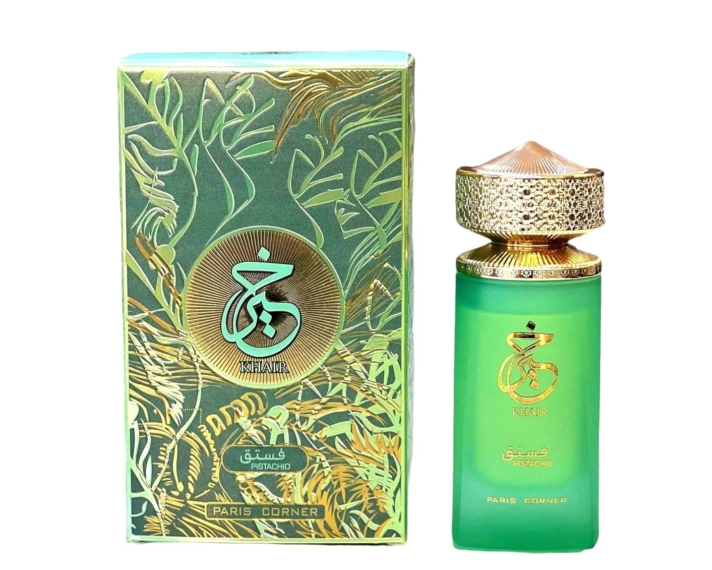 Khair Pistachio Unisex Perfume by Paris Corner - 3.4 Fl Oz