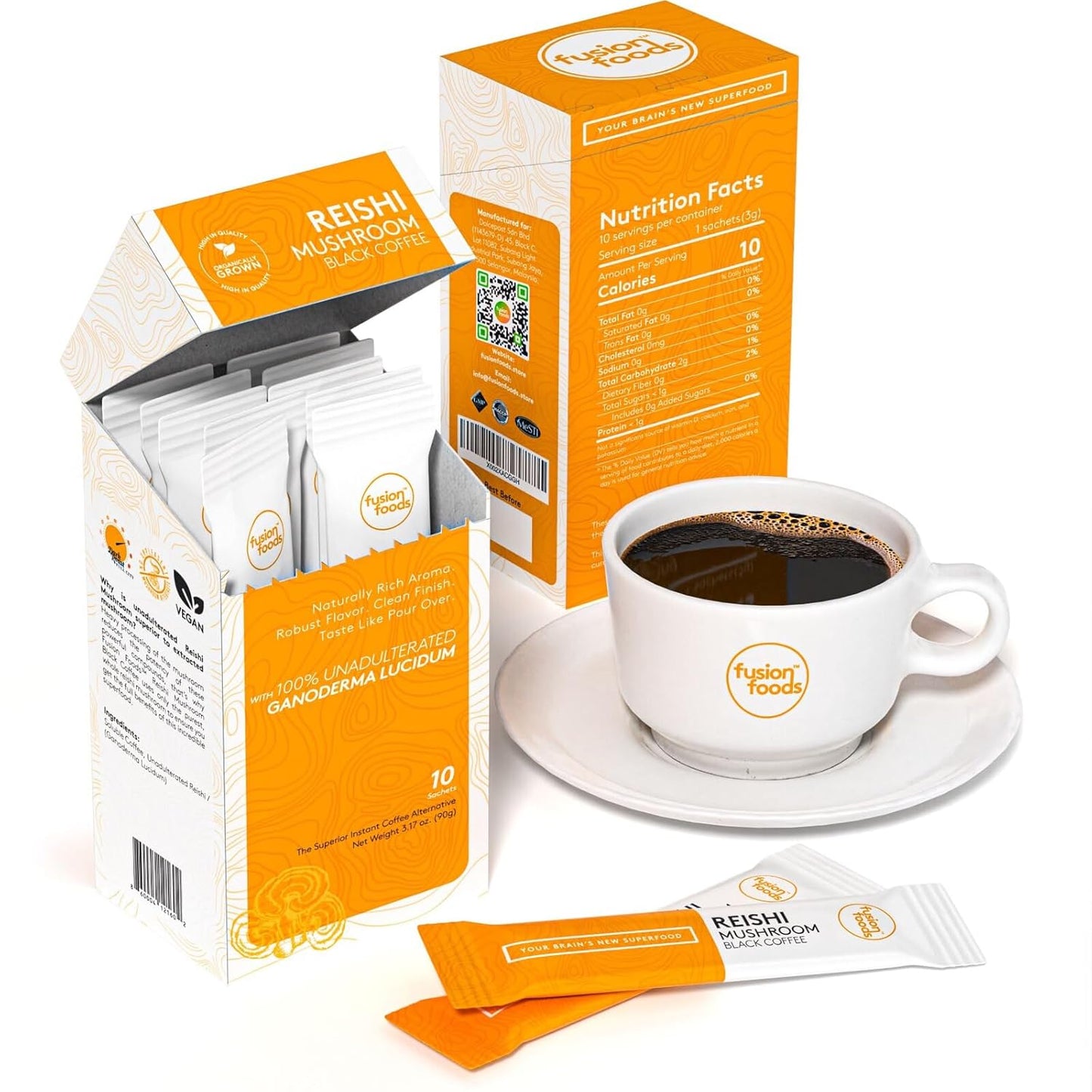 Reishi Mushroom Black Coffee | Stay Focused Longer