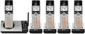 AT&T CL82507 DECT 6.0 5-Handset Cordless Phone - Long Range Call