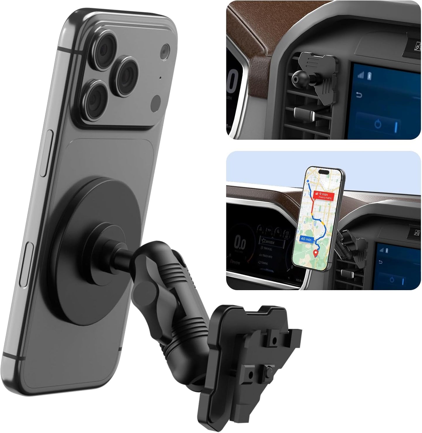 CNC Truck Air Vent Phone Holder for Ford F150 & Super Duty