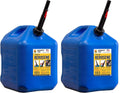 Midwest Can 7610 Durable Auto Shut Off 5 Gallon Kerosene Can - 2 Pack