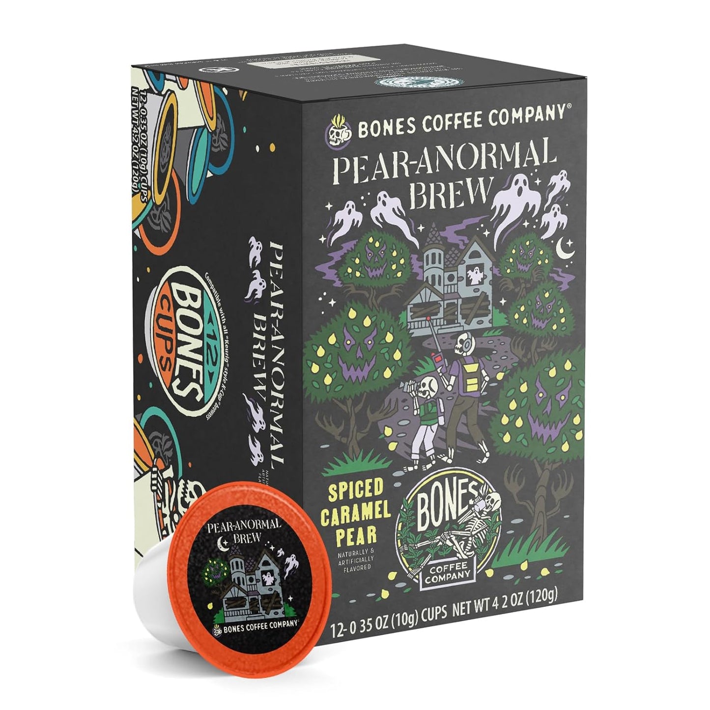Bones Coffee Co. Caramel & Spiced Pear Single-Serve Pods
