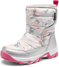 Boys Girls Snow Boots Waterproof Mid Calf - Warm, Easy On