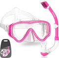 WACOOL Snorkeling Set for Kids and Juniors - Clear Anti-Fog View