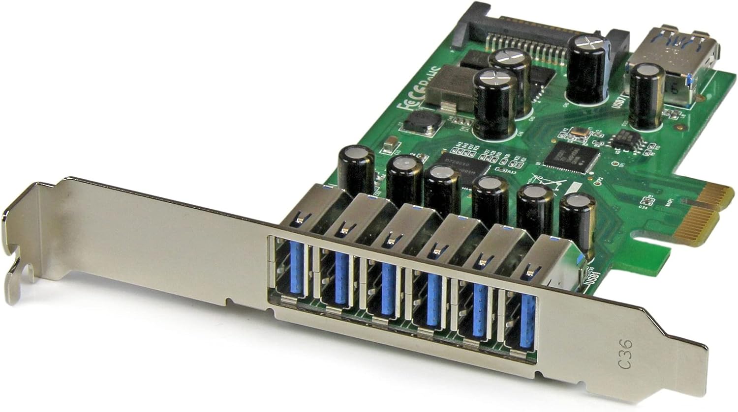 7 Port PCI Express USB 3.0 Card for Enhanced Connectivity