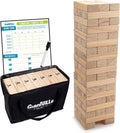 Giant Tumbling Timber Toy - Premium Pine 56-Piece Tower