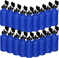 36 Pack Sport Water Bottles 21 oz Bulk - Leak Proof Team Bottles