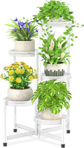 Plant Stand 5 Tier Corner Metal Flower Display Shelf - Space-Saving