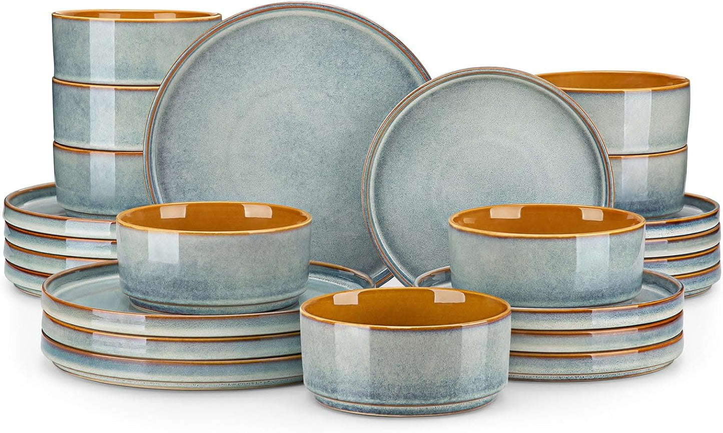 vancasso ONION Ceramic Plates and Bowls Set for Elegant Dining