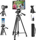 Tripod for iPad iPhone Tablet - Heavy Duty 60in Stand with Remote