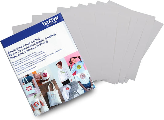 Vivid Prints Guaranteed: Brother Sublimation Paper Pack (100 Sheets)
