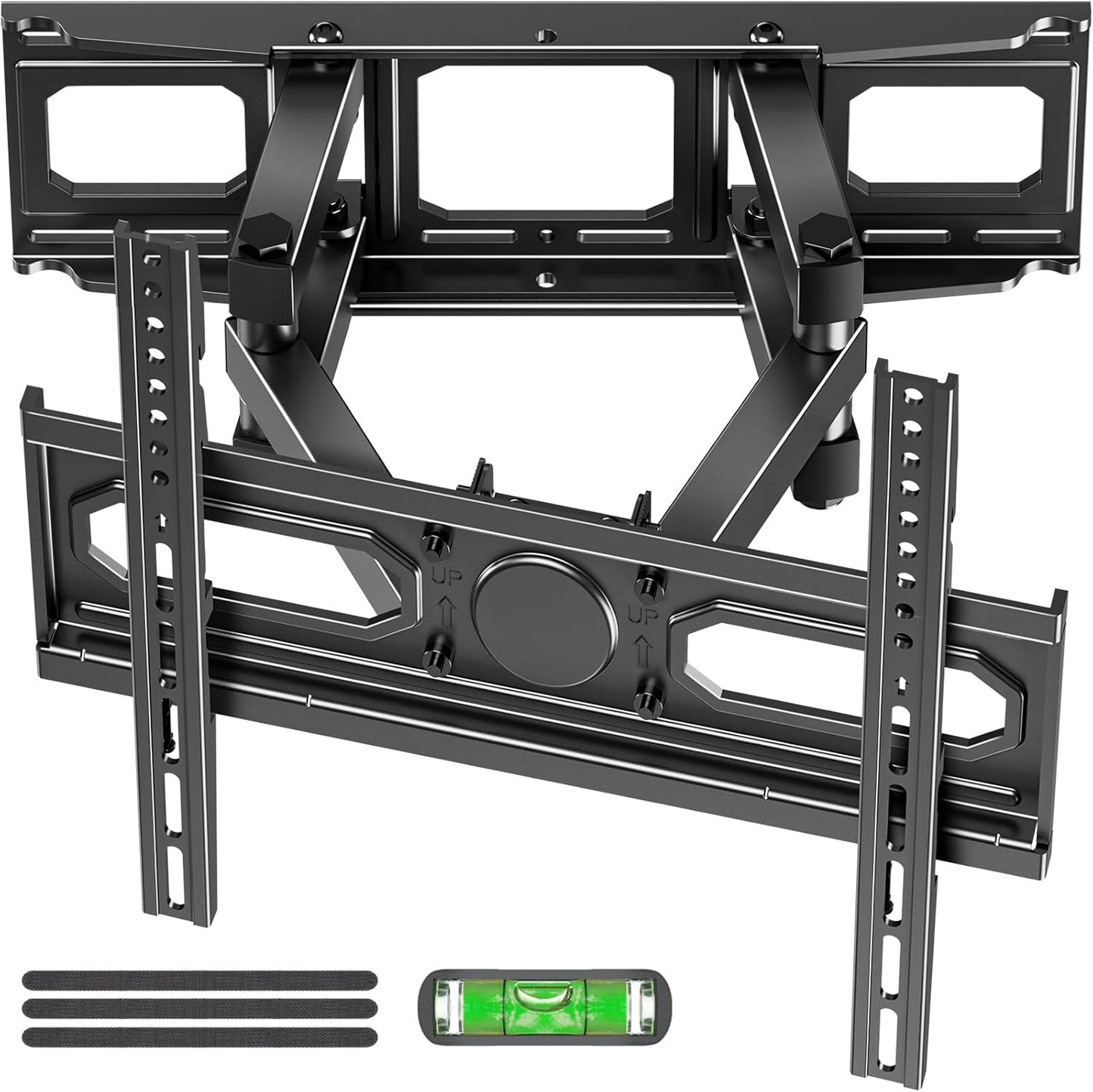 Full Motion TV Wall Mount - Swivel & Tilt, VESA 400x400, Holds 99 lbs+