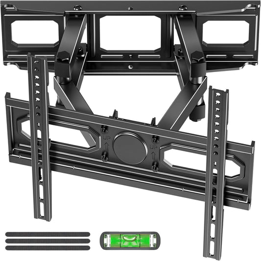 Full Motion TV Wall Mount - Swivel & Tilt, VESA 400x400, Holds 99 lbs+