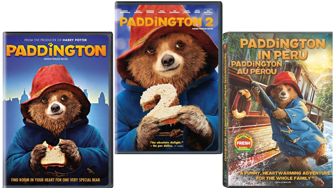 Paddington: 3 - Film Collection DVD Pack for Family Fun
