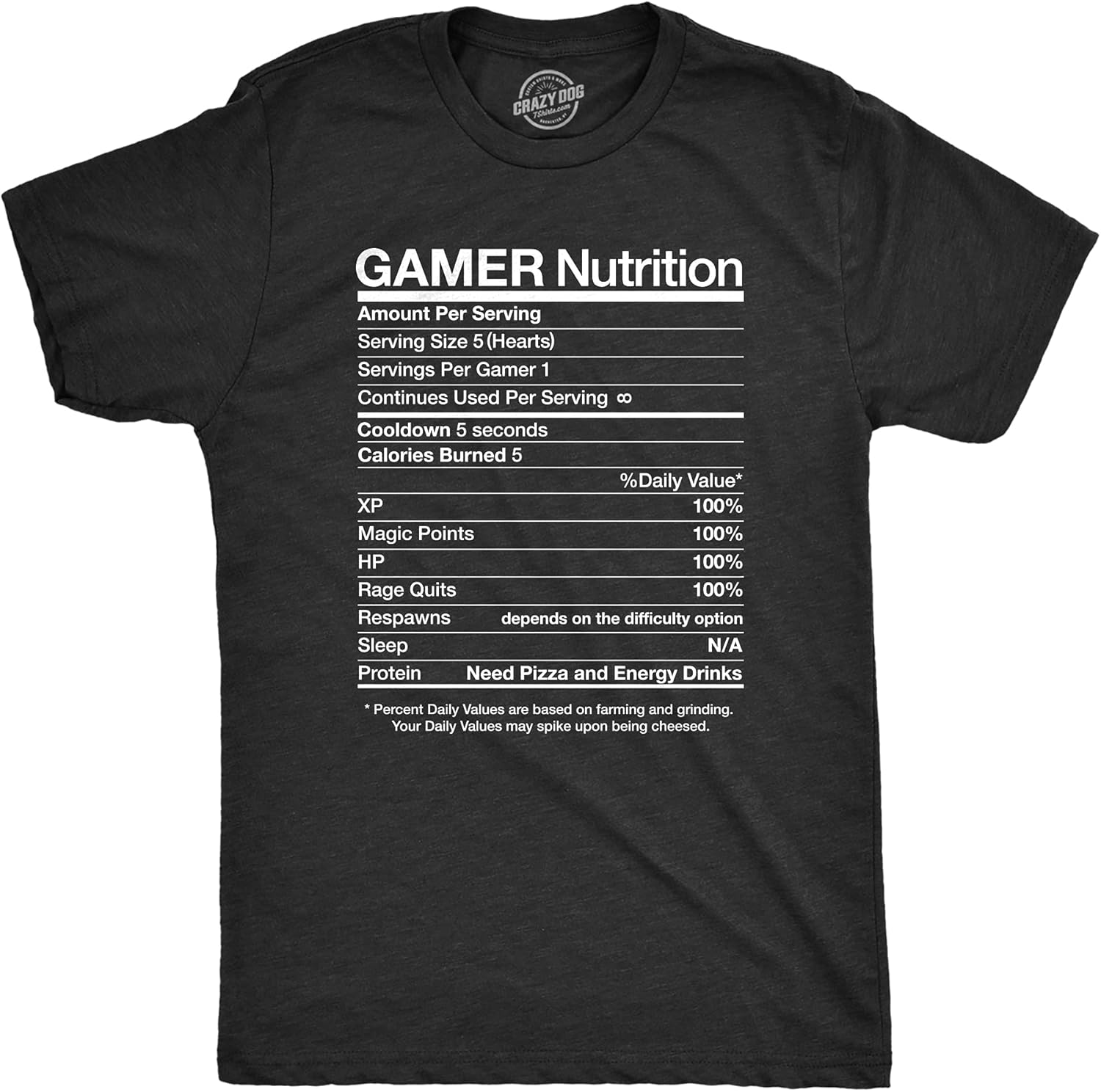 Fuel Your Game with Gamer Nutrition Tee