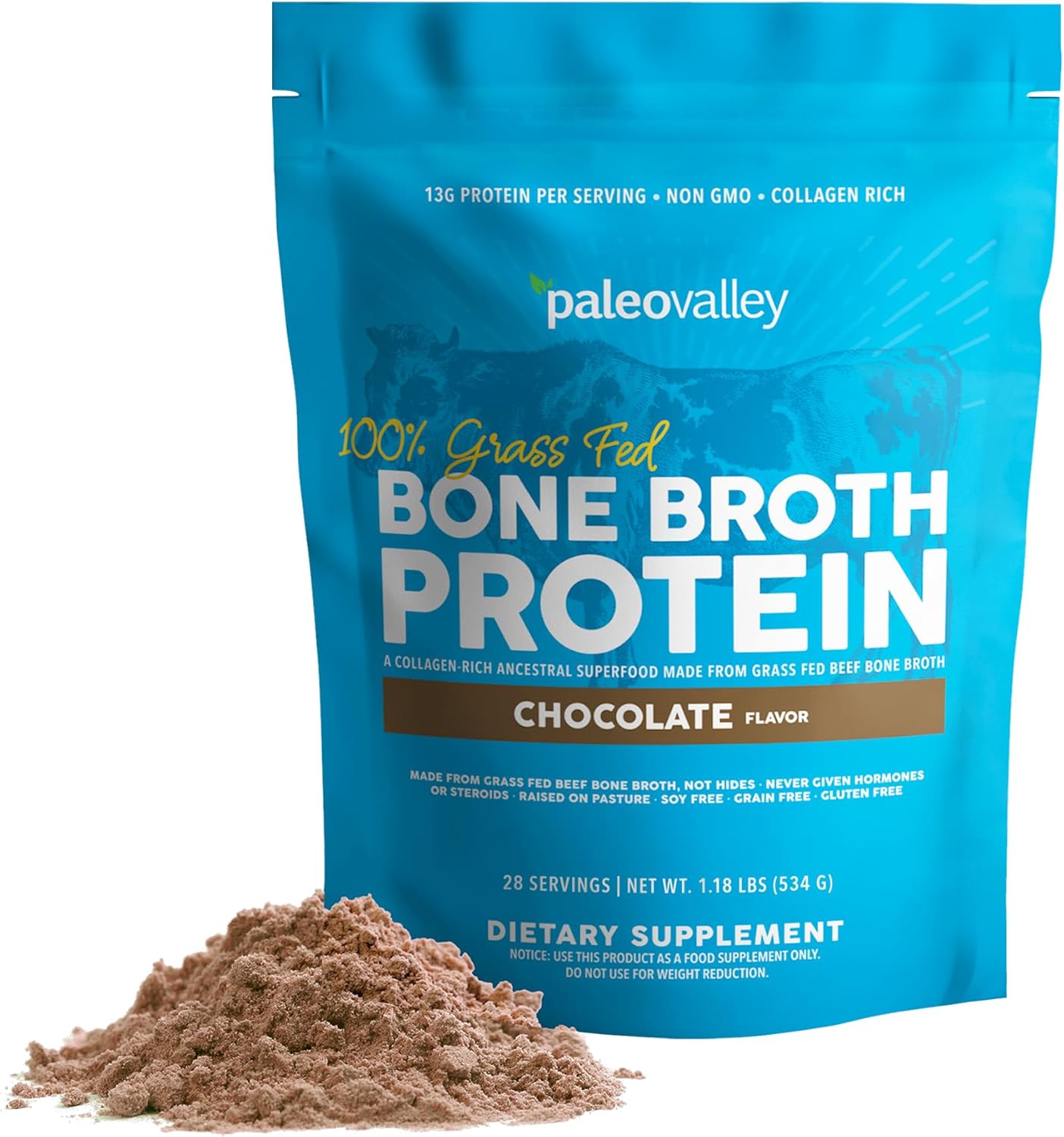 Paleovalley Grass Fed Beef Bone Broth Protein Powder Review