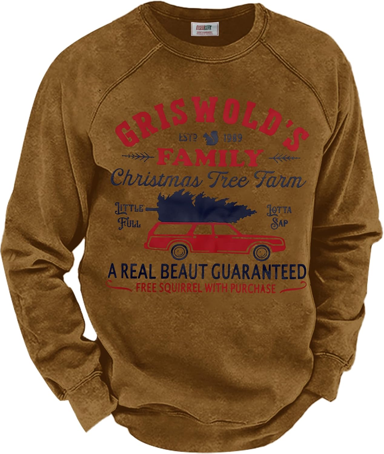 Arvilhill Mens Fleece-Lined Christmas Sweatshirts for All Occasions
