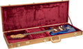 Crossrock Rectangular Wooden Electric Guitar Case for Jazzmaster
