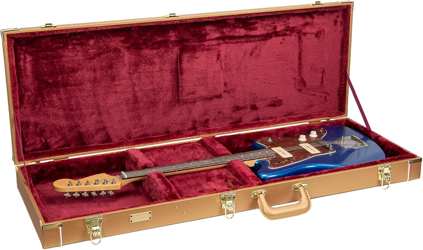 Crossrock Rectangular Guitar Case for Jazzmaster & Jaguar Models