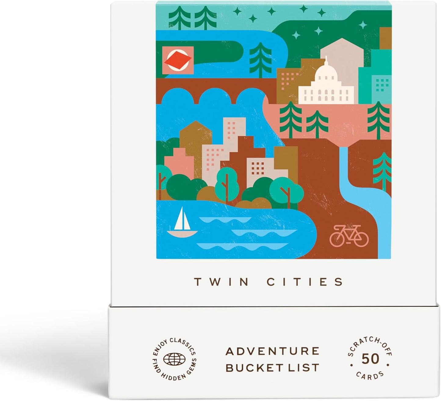 Twin Cities Adventure Bucket List - 50 Scratch-Off Cards for Fun