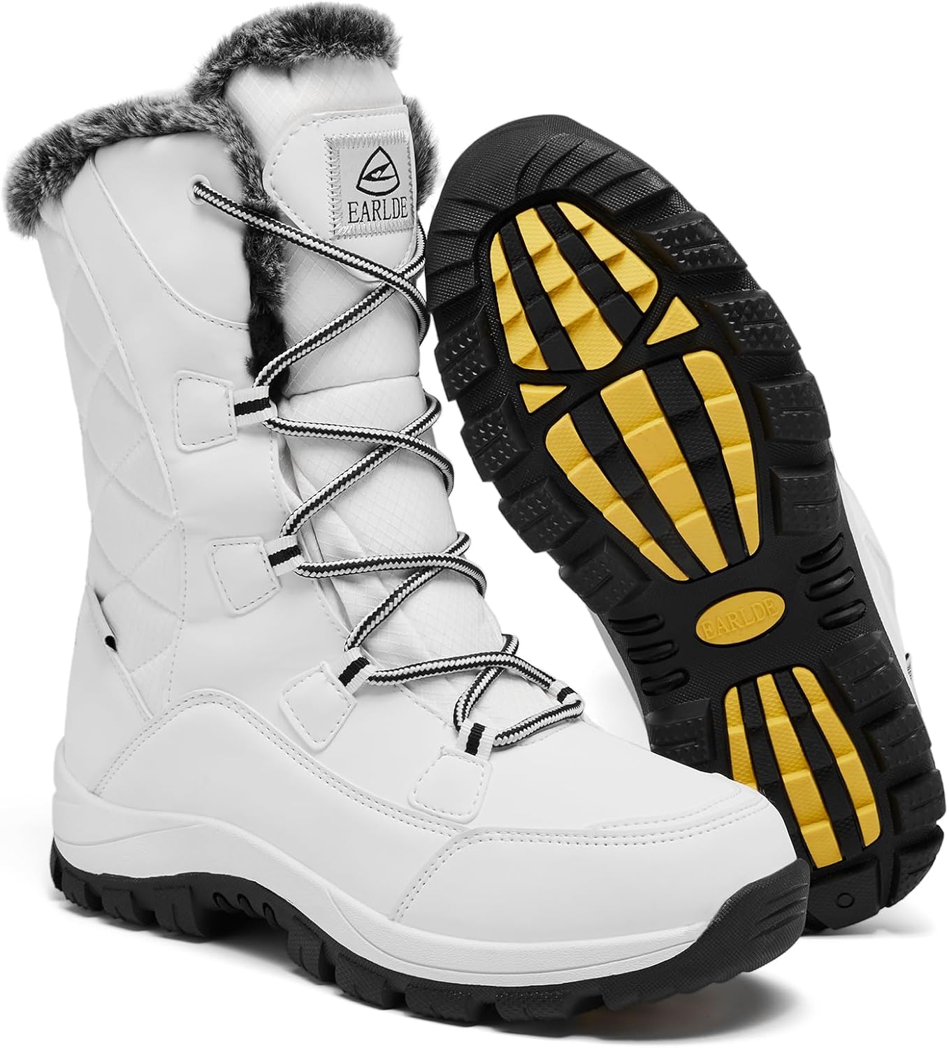 EARLDE Women's Waterproof Winter Boots for Outdoor Comfort