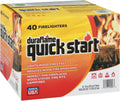 Duraflame Quick Start Firelighters 40 Count Case - Instant, Clean Fire