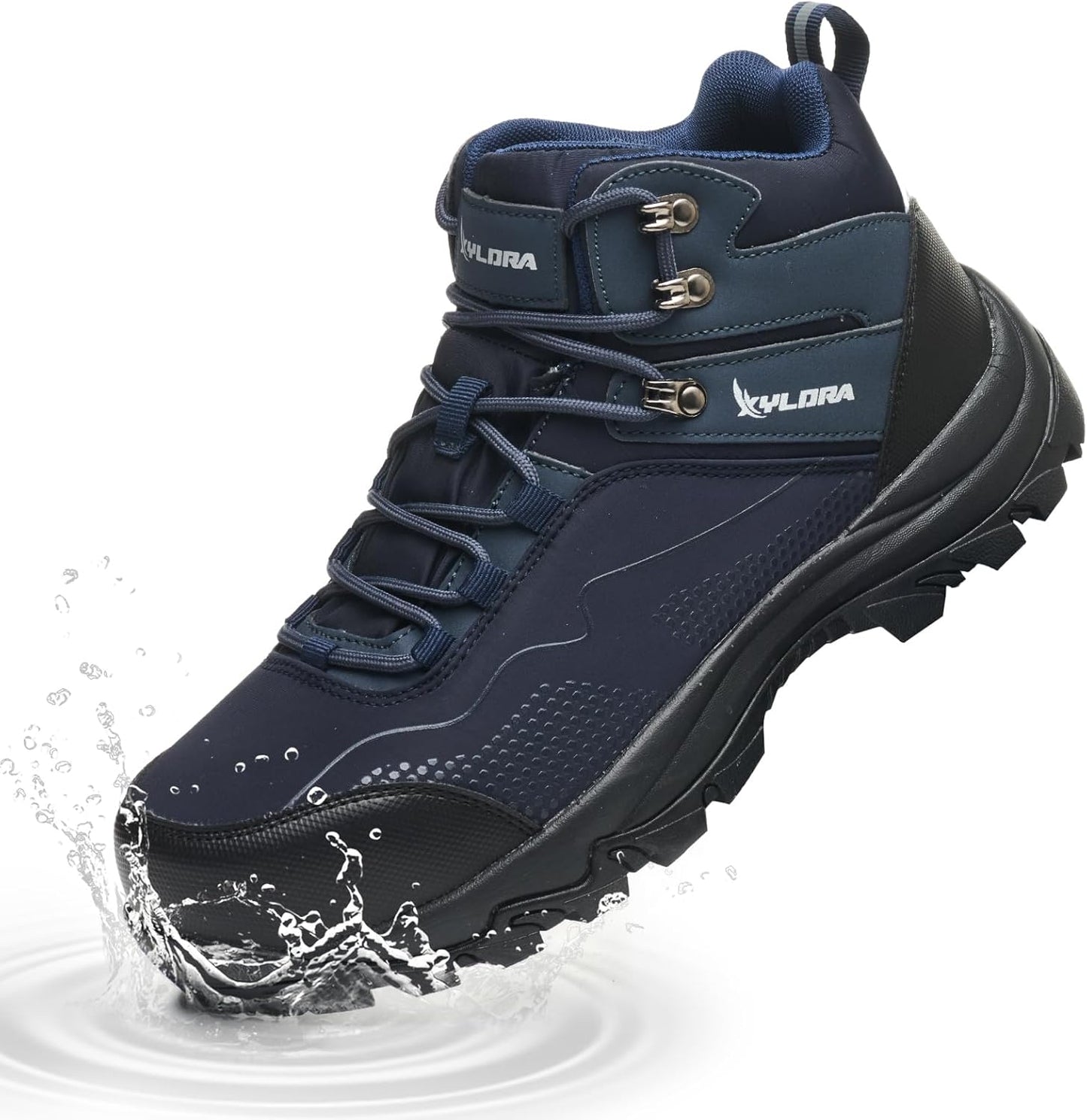 Waterproof Steel Toe Boots for Men - Lightweight Non Slip Safety Shoes