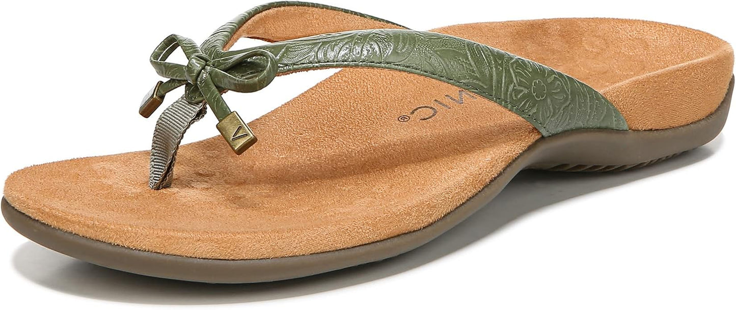Vionic Women's Rest Bella Toe Post Sandal - Supportive Flip Flops