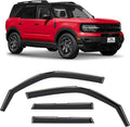 Voron Glass In-Channel Rain Guards for Ford Bronco Sport 2021-2026 - 4