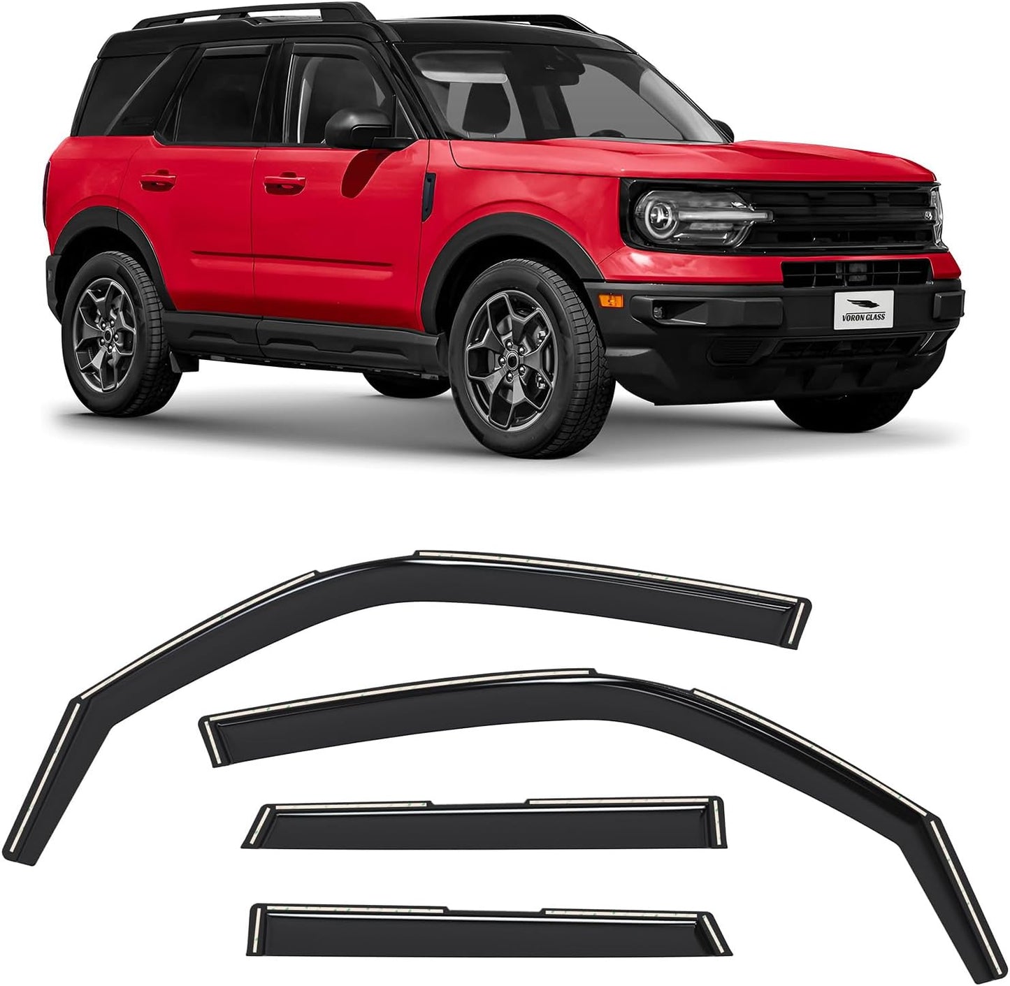 Voron Glass Rain Guards for Ford Bronco Sport 2021-2026 Review