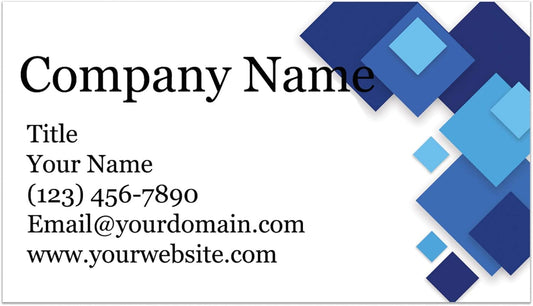 Custom Printed Business Cards on Thick Sturdy Stock for Professionals