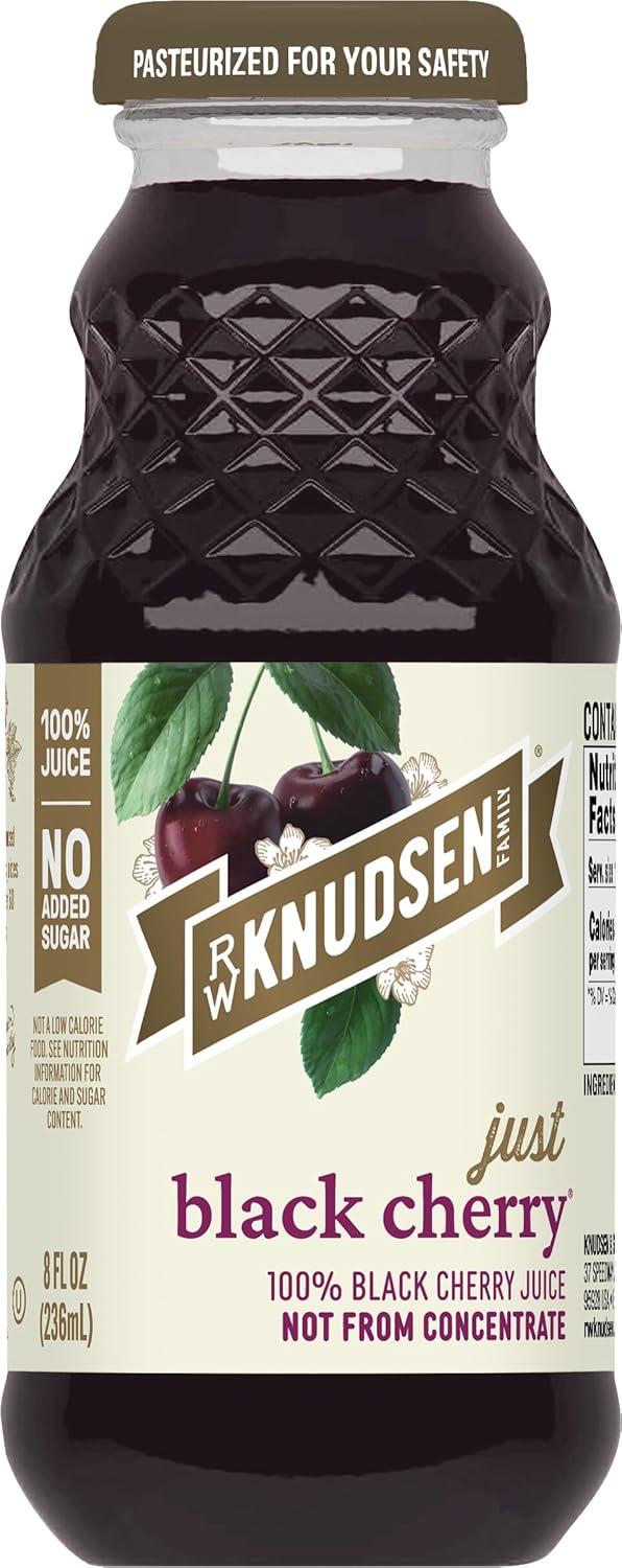 R.W. Knudsen Just Black Cherry Juice - 100% Pure Juice Pack