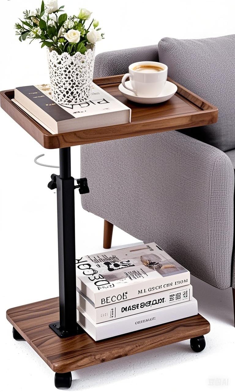 Adjustable C Table - Bohodiy - Multifunctional End Table