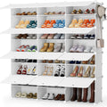 HOMIDEC Shoe Storage Cabinet 48 Pairs 3x8 Tier - Space Saving
