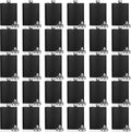 Hip Flasks Set 30 Pack Stainless Steel 8 oz - Matte Black Party Favors