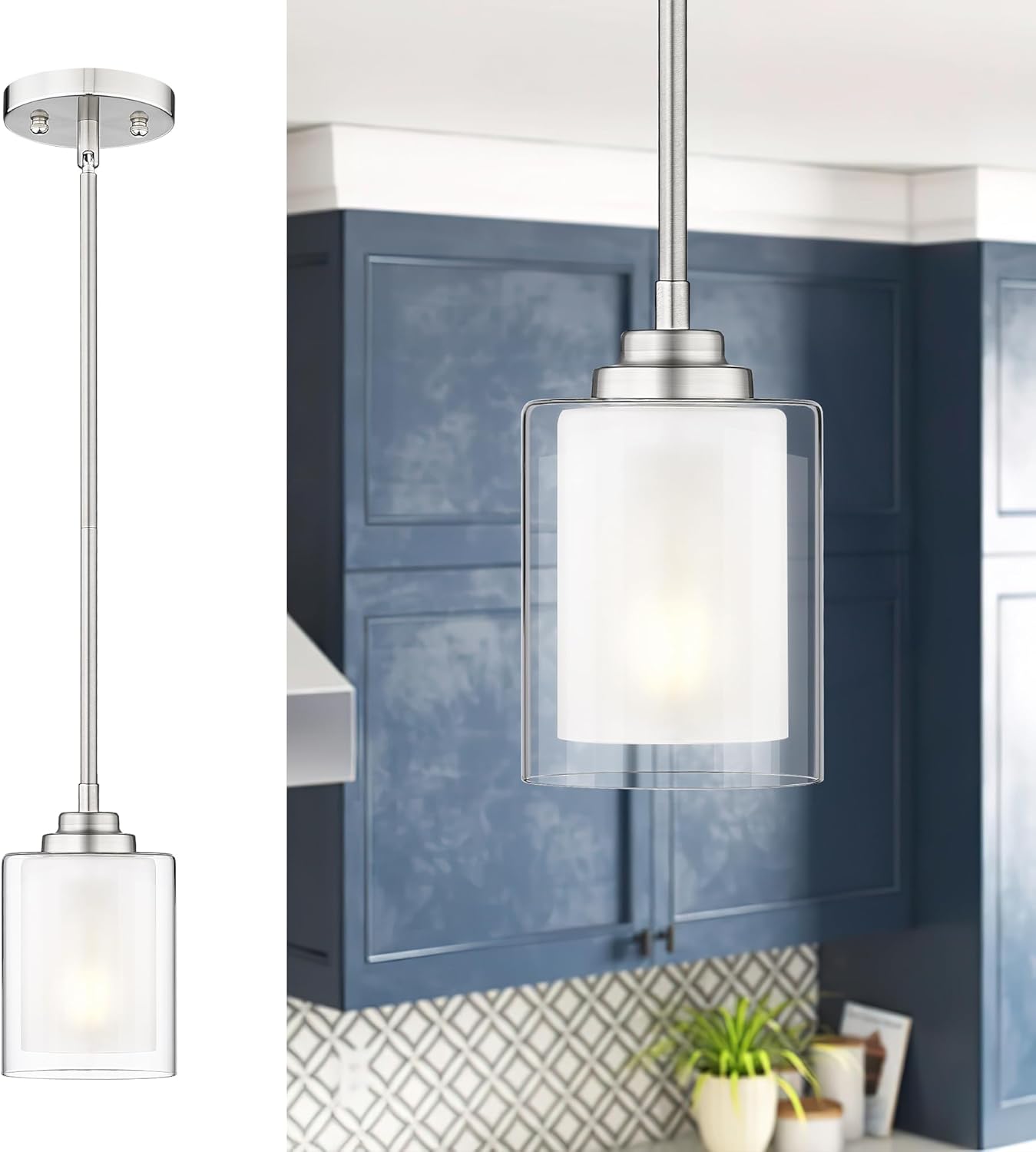 TENGXIN Modern Pendant Light for Kitchen Island and Dining Room