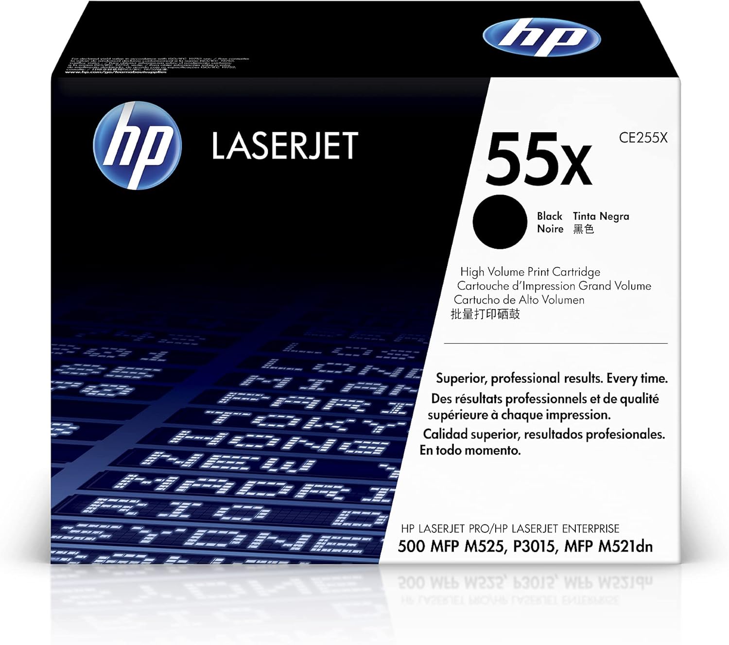 HP 55X Black High-Yield Toner Cartridge for LaserJet Printers
